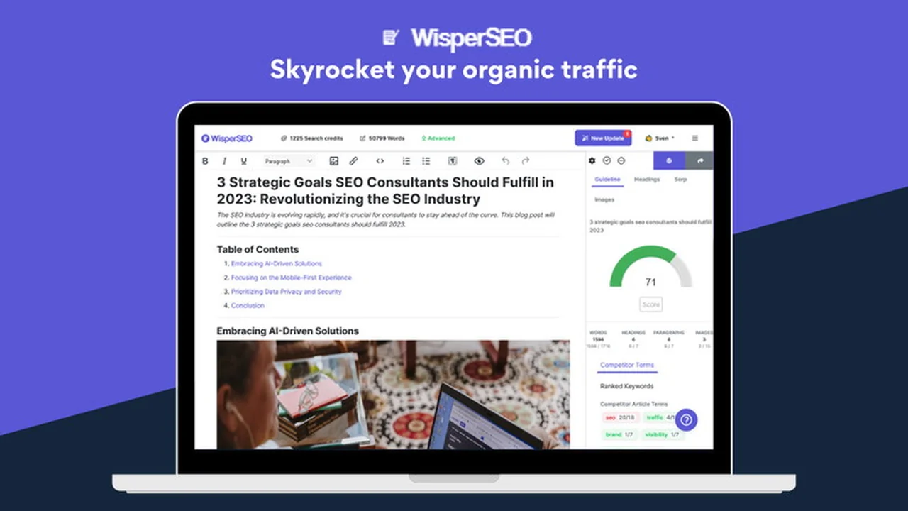 WisperSEO | AppSumo Review: AI-Powered Content Creation for Organic Growth