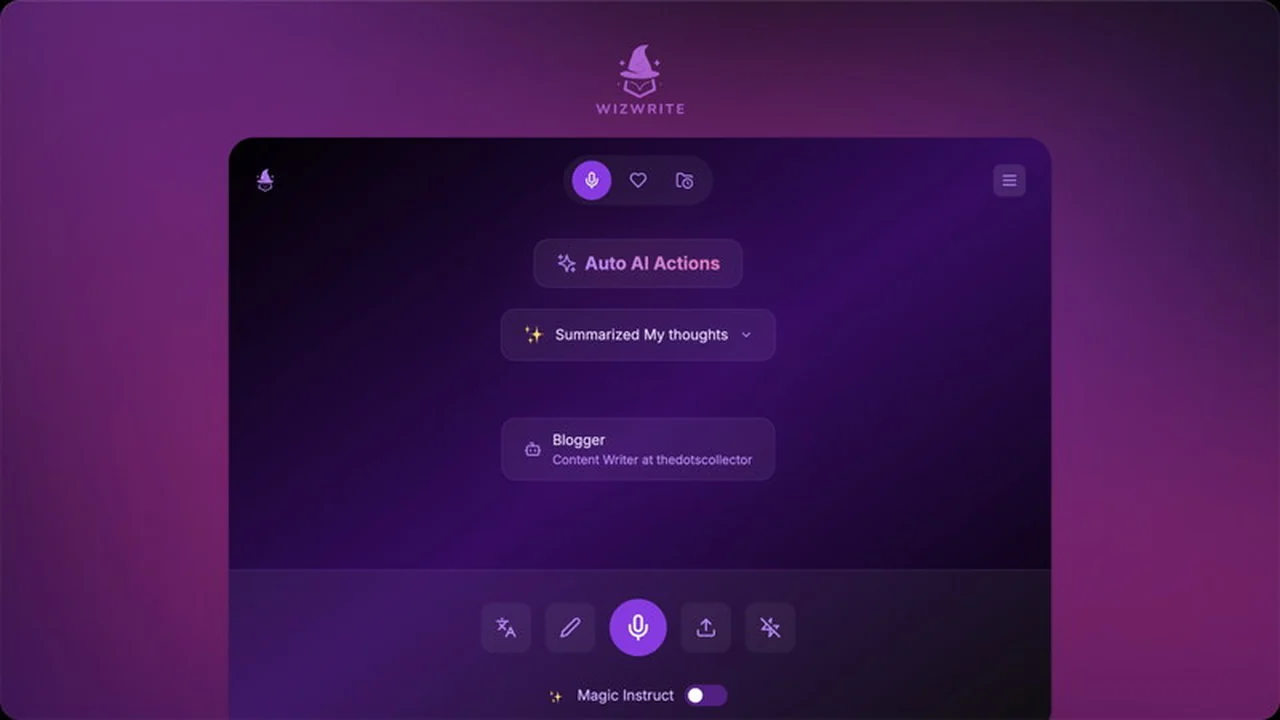 Wiz Write | AppSumo Review: Transform Your Content with Voice AI