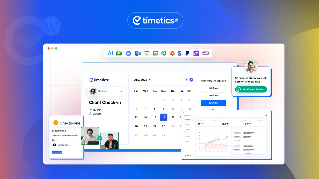 WP Timetics Review: Streamline Meeting Bookings on Your WordPress Site
