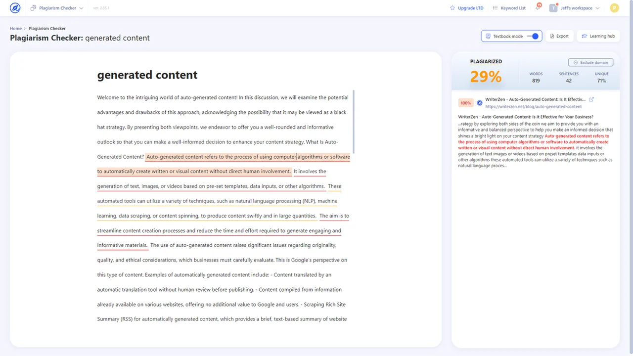 WriterZen: Streamline Your SEO with Google Keyword Data