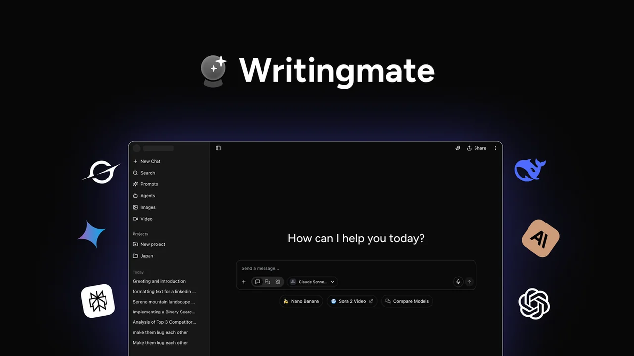 Writingmate: Streamline Content Creation with 200+ AI Models