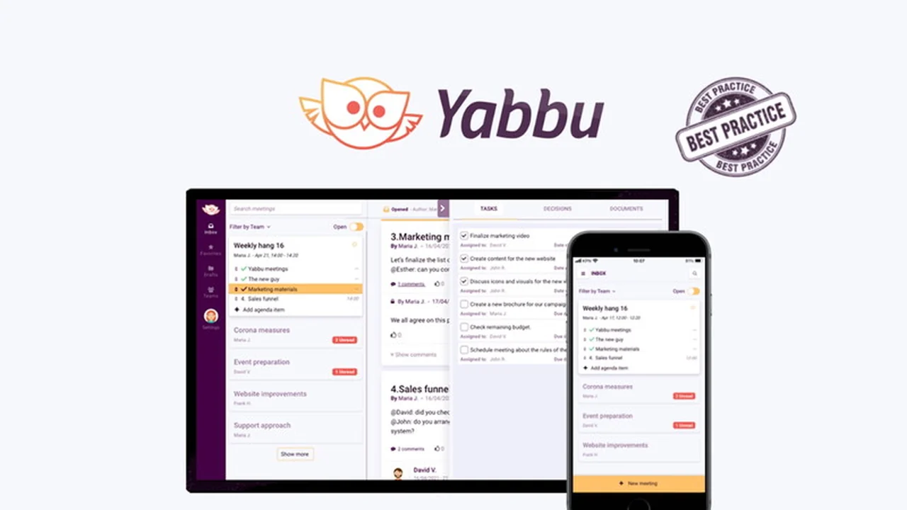Yabbu - Host Productive Meetings with Agendas | AppSumo Review