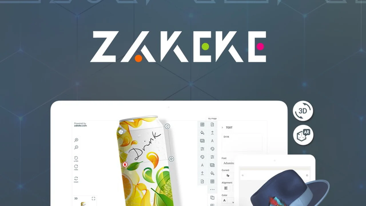 Zakeke - Visually Personalize Items in 2D, 3D & AR with AppSumo