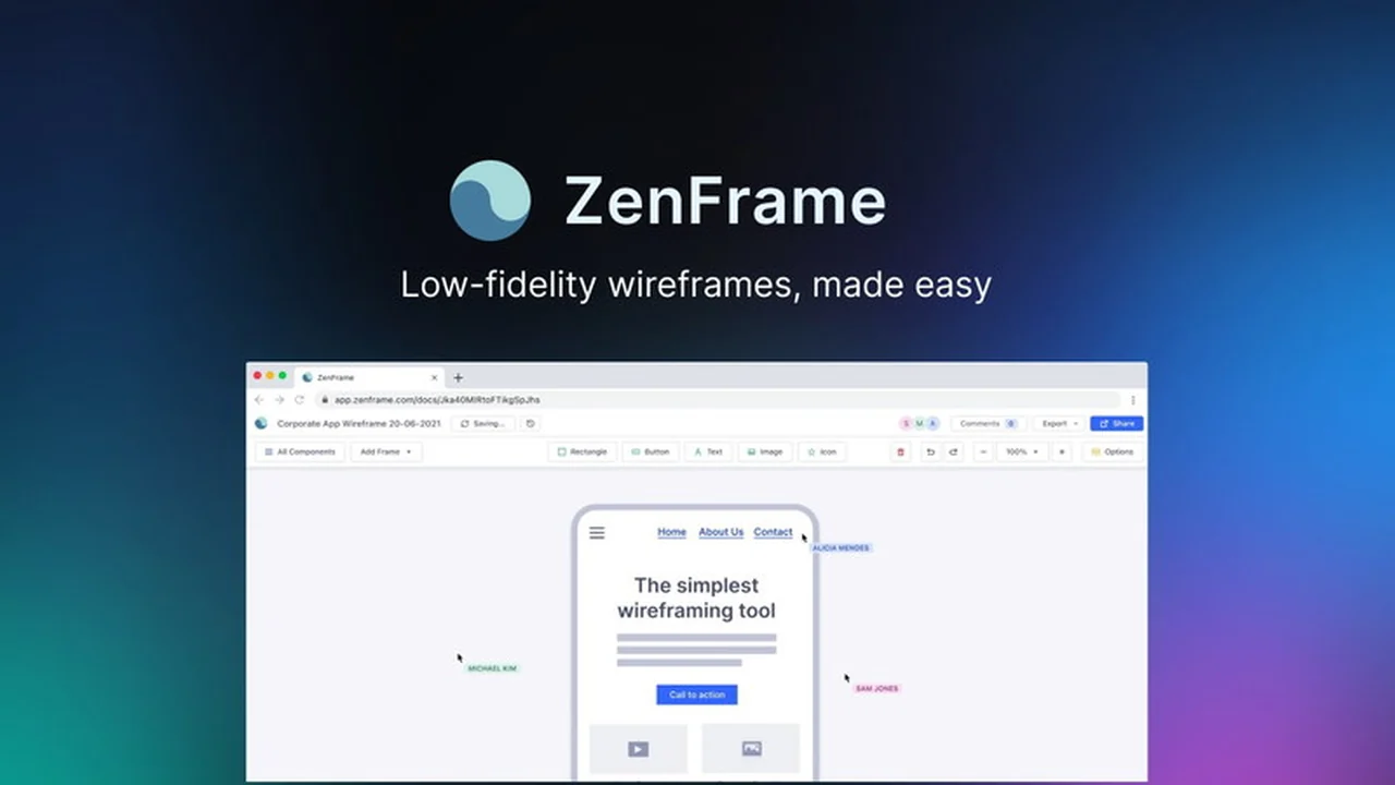ZenFrame | AppSumo Review: Effortless Low-Fidelity Wireframing