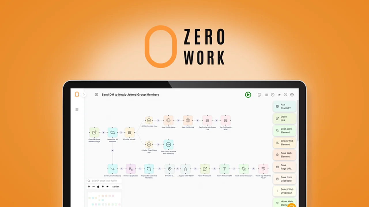 ZeroWork: Revolutionize Your Browser Tasks with No-Code Automation
