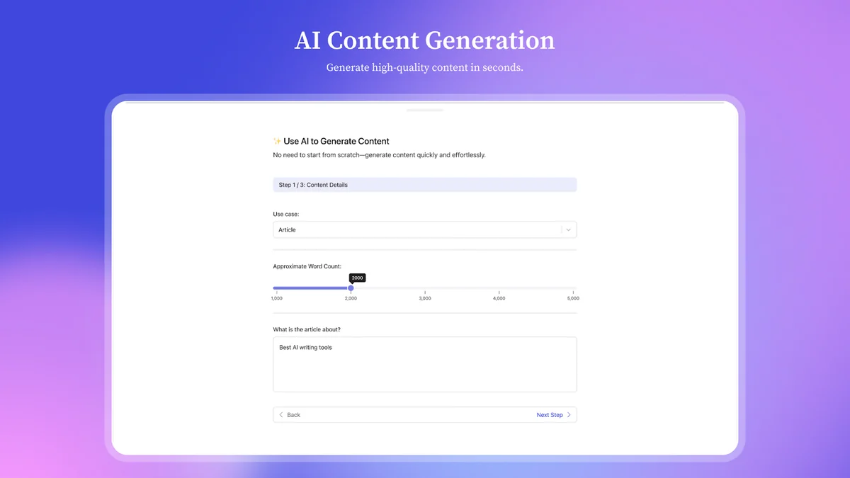 Key Features